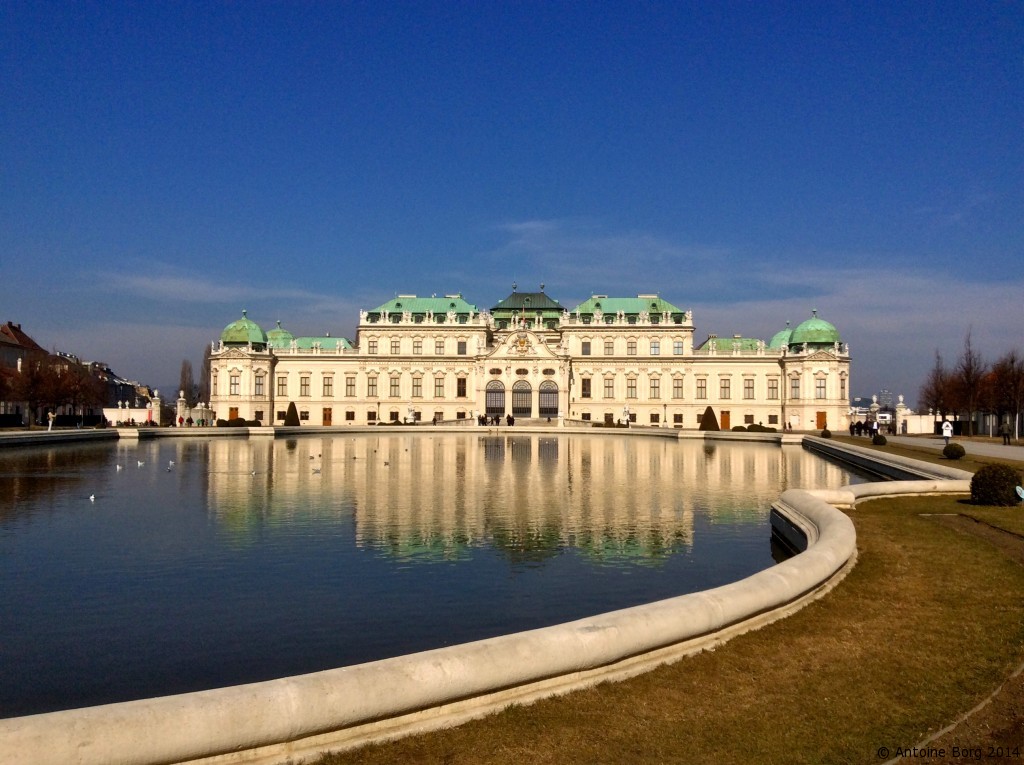 A photo of the Belvedere - Vienna, Austra