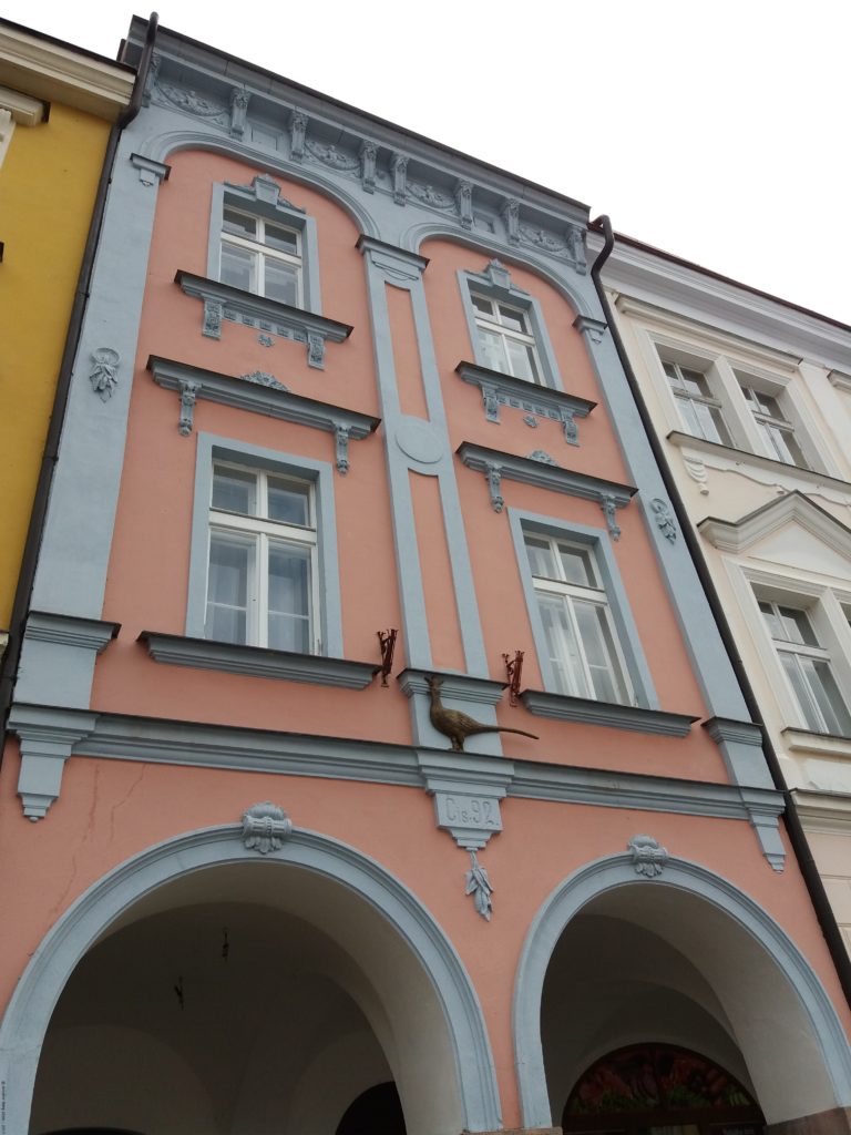 A photo of building facades - Jičin, Czechia