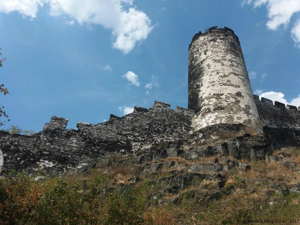 A photo of one of Bezděz castle's towers - Liberec, Czechia