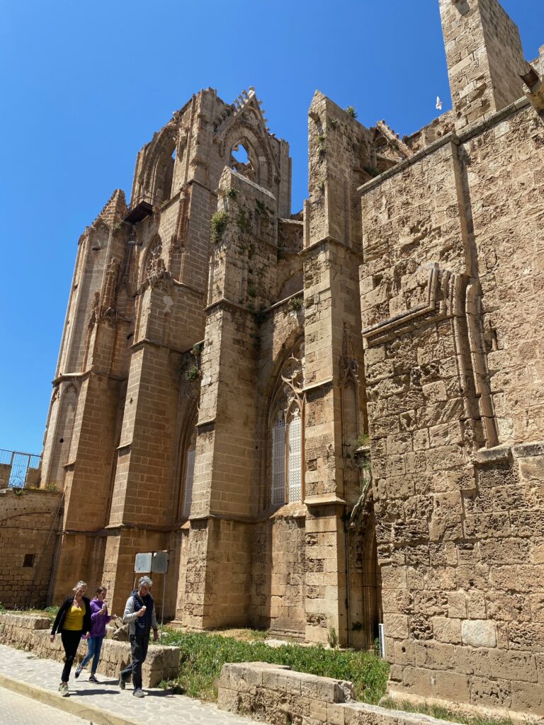 A photo of the deterioration of St Nicholas Cathedral - Famagusta, Occupied Cyprus