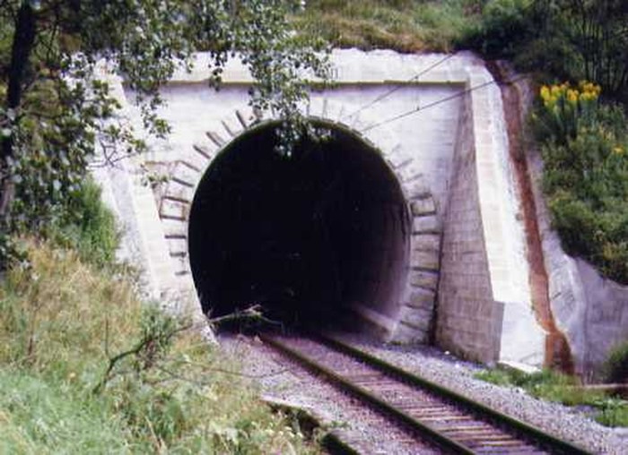 A photo of the Jablonkow tunnel